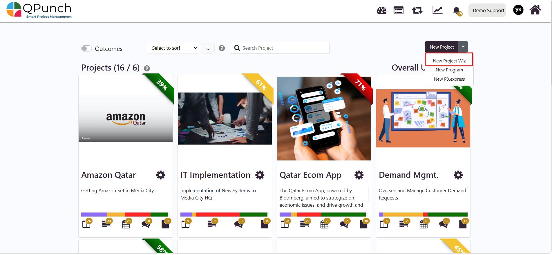 Create a new Project using a Wizard